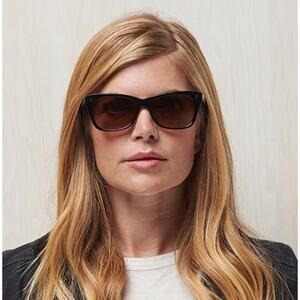 SALT. Unisex Black/Brown Gradient Sela Sunglasses